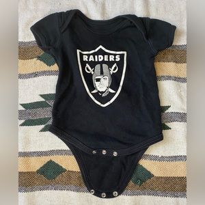 NFL Raiders body onsie.